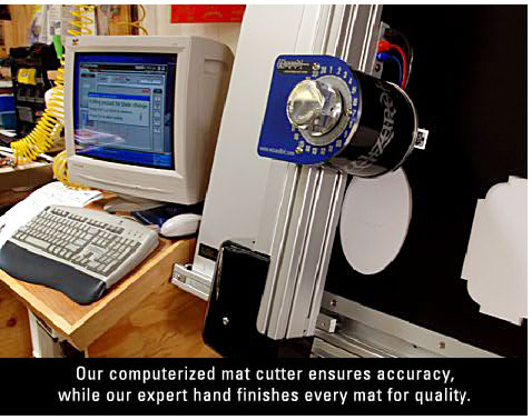 mat cutting photo